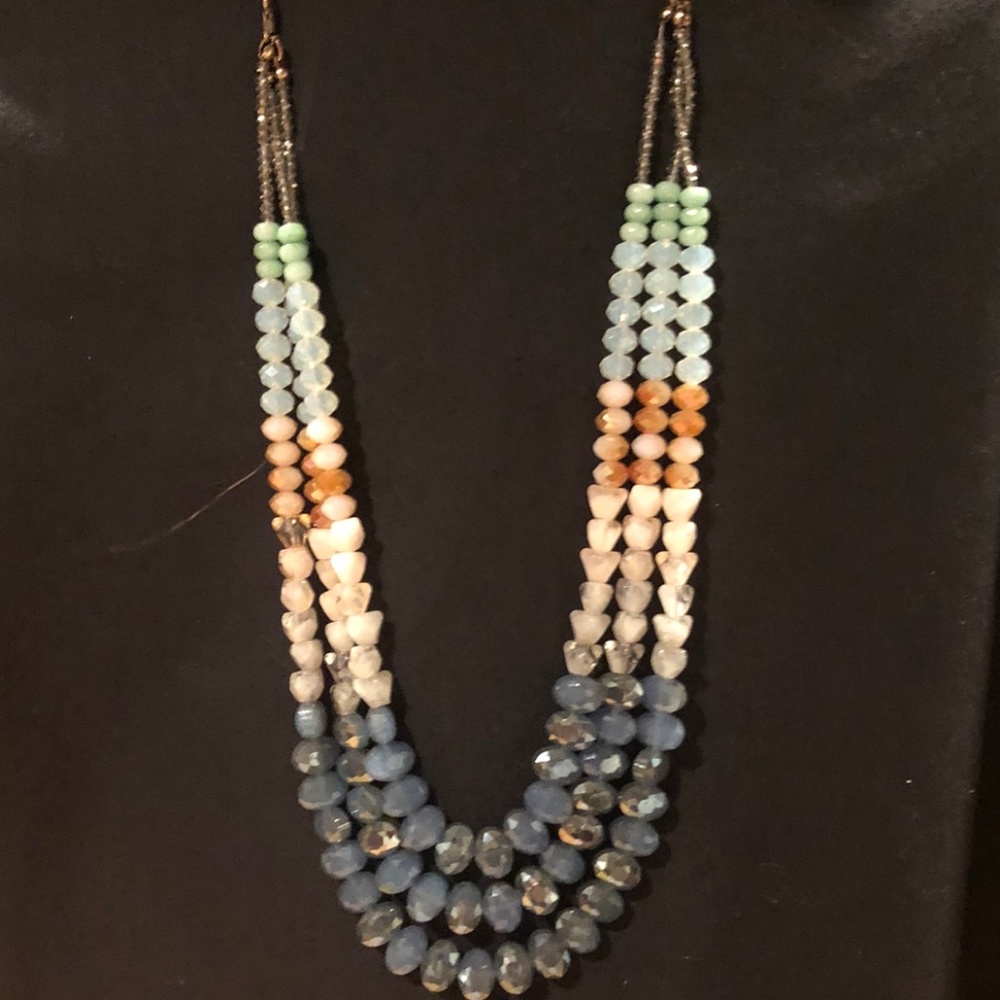 Ann Taylor LOFT Necklace multicolored stones